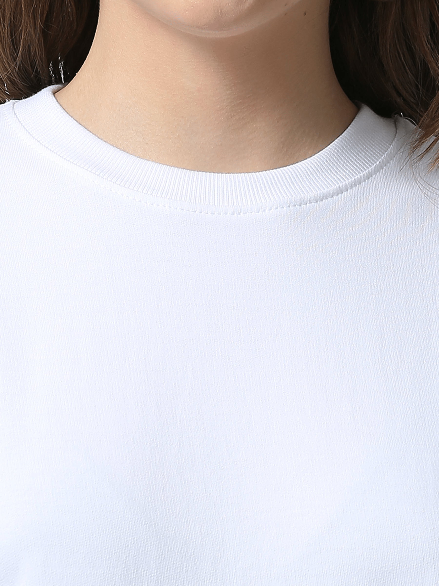 Women's White Oversize T-shirt (Premium) - Image 2